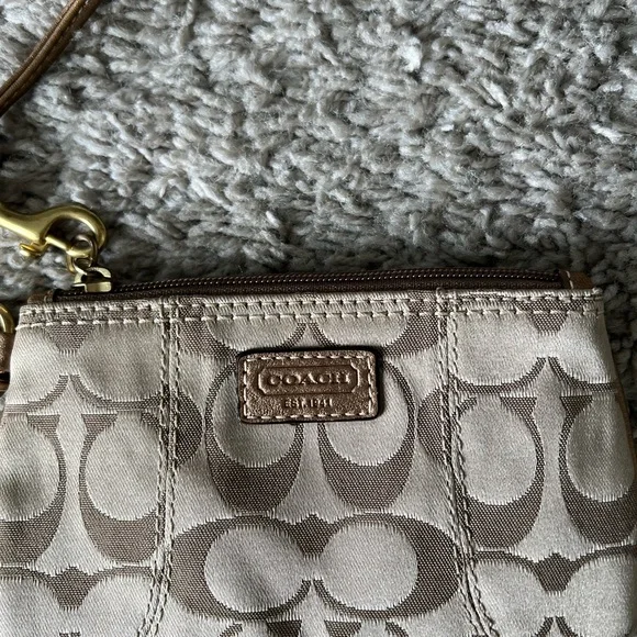 Gold Coach Wristlet - Picture 2 of 4